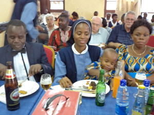 Edwige con genitori e fratellino